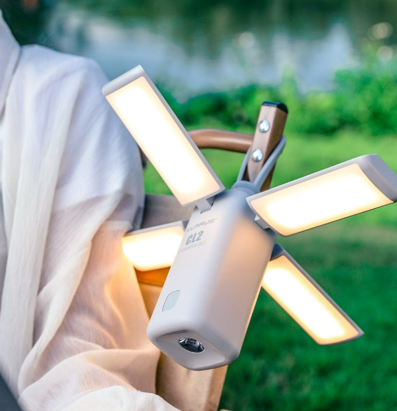 Illuminate Your Adventures with the L2 Folding Camping Lantern Power Bank Light