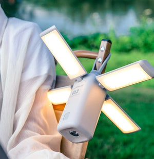Illuminate Your Adventures with the L2 Folding Camping Lantern Power Bank Light