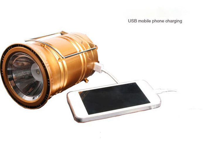 Experience the Great Outdoors with the Emultifunctional Telescopic Camping Lantern