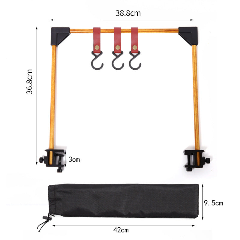 Discover the Ultimate Adjustable Camping Desk Clamp Rack Pot Holder